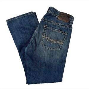 Seven7 Premium Denim Straight Jeans Women 32x32 Blue VTG Wash Mid Rise Cotton